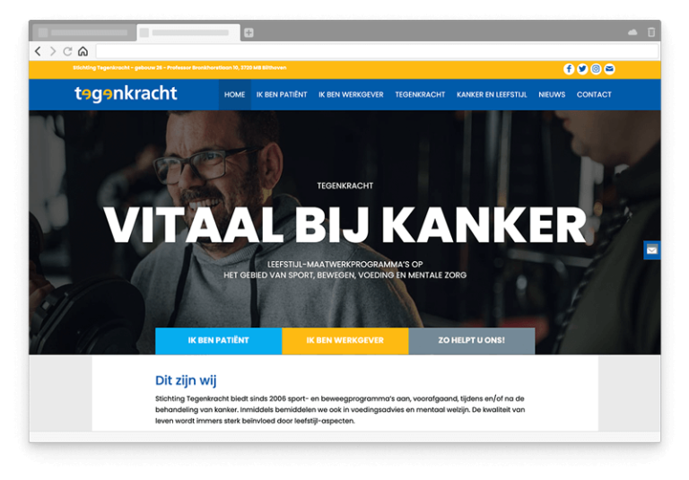 Wireframe in de praktijk bij Project Direct