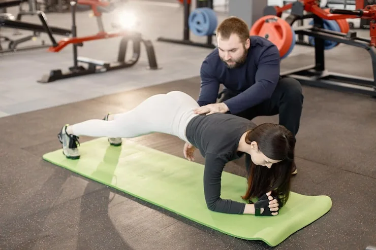 Sport en training met persoonlijke begeleiding door een personal trainer