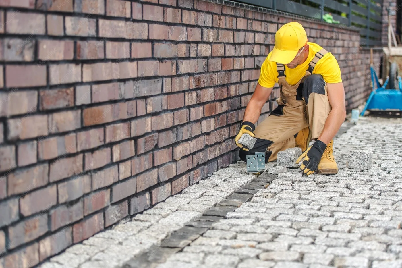 Stratenmakers – sierbestrating langs een woning aanleggen